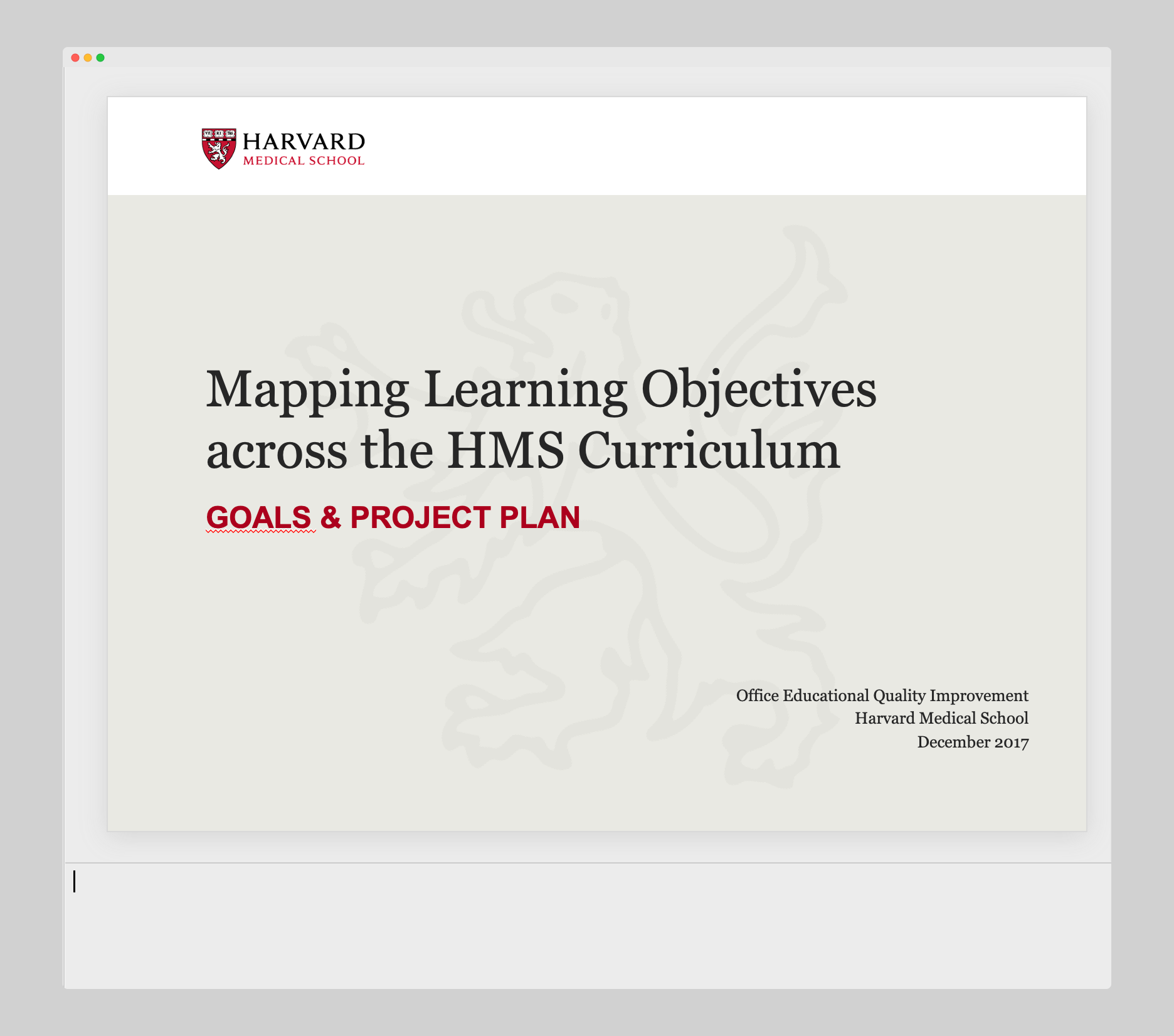 Original English presentation slide